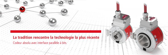 Codeur absolu avec interface parallèle à bits.