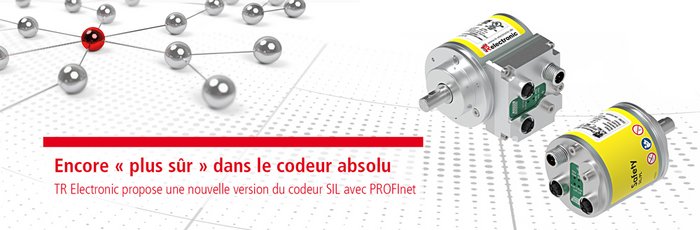 TR Electronic propose une nouvelle version du codeur SIL avec PROFInet