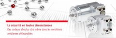 Des codeurs absolus sûrs même dans les conditions ambiantes défavorables Des codeurs absolus sûrs même dans les conditions ambiantes défavorables