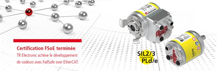 TR Electronic achève le développement de codeurs avec FailSafe over EtherCAT.