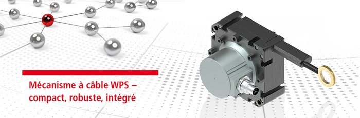 Mécanisme à câble WPS – compact, robuste, intégré Mécanisme à câble WPS – compact, robuste, intégré