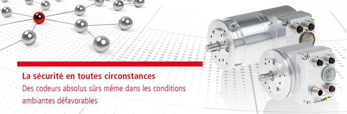 Des codeurs absolus sûrs même dans les conditions ambiantes défavorables